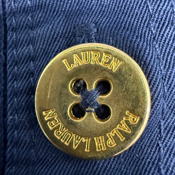 EUC Women's LAUREN RALPH LAUREN Rib Knit‎ Pullover Sweater Navy | Size L - Picture 3 of 8